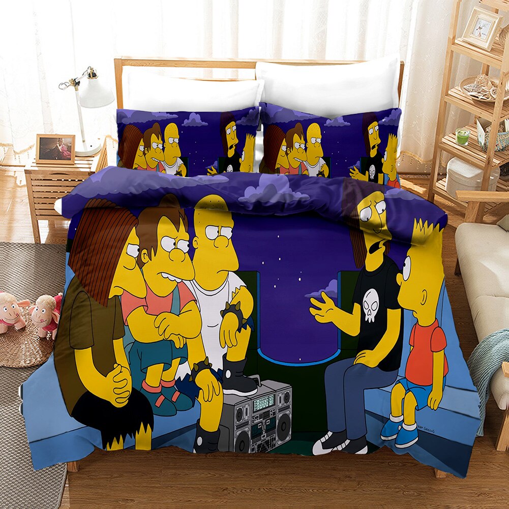 Copripiumino I Simpson Bart E I Suoi Amici