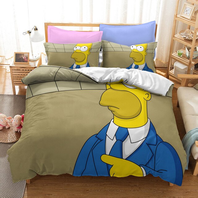 Copripiumino I Simpson Homer Beige