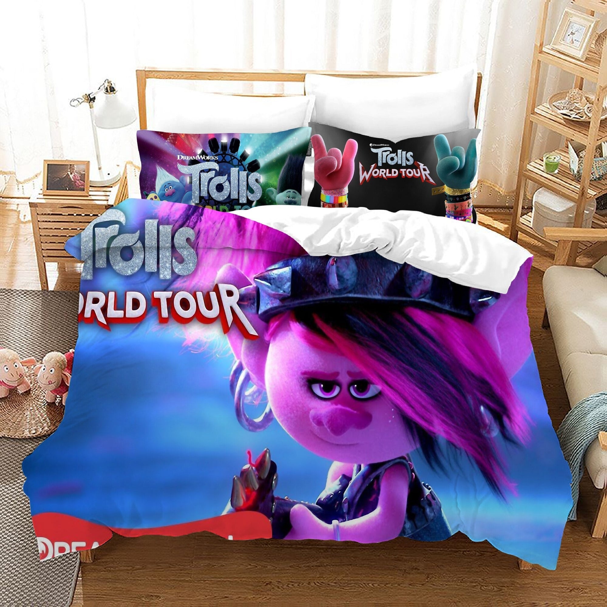 Copripiumino Poppy Rock'n Roll Trolls