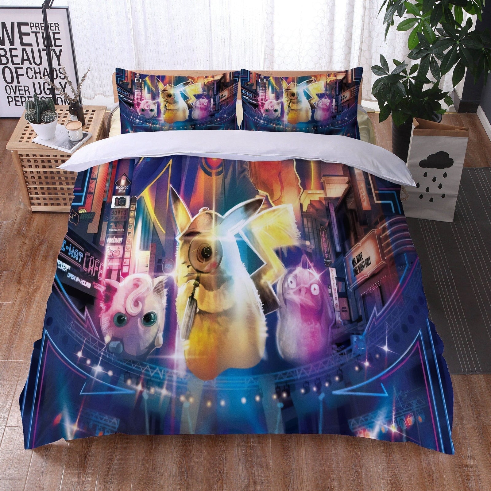 Copripiumino Detective Pokémon Pikachu