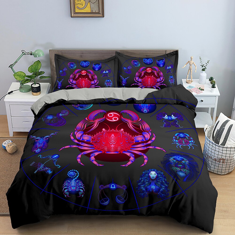 Copripiumino Con Segno Zodiacale Cancro
