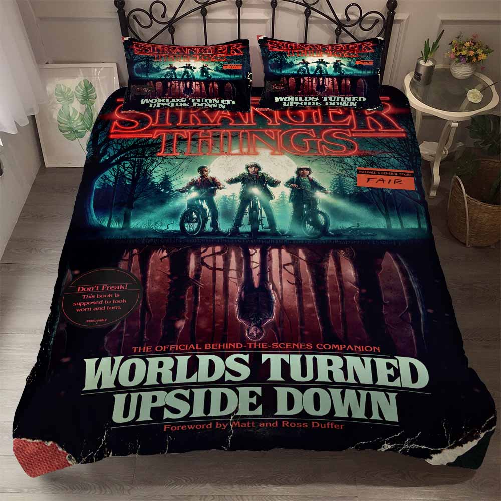 Copripiumino Con Poster Di Stranger Things
