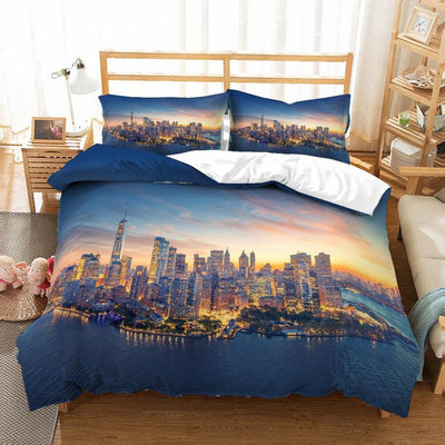 Copripiumino Vintage Edificio New York