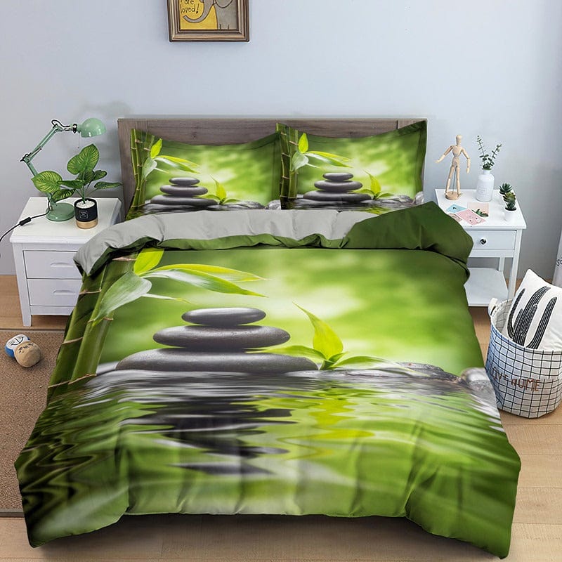 Copripiumino In Ciottoli Di Bambù