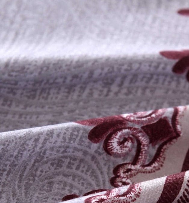 Copripiumino Bianco E Rosso