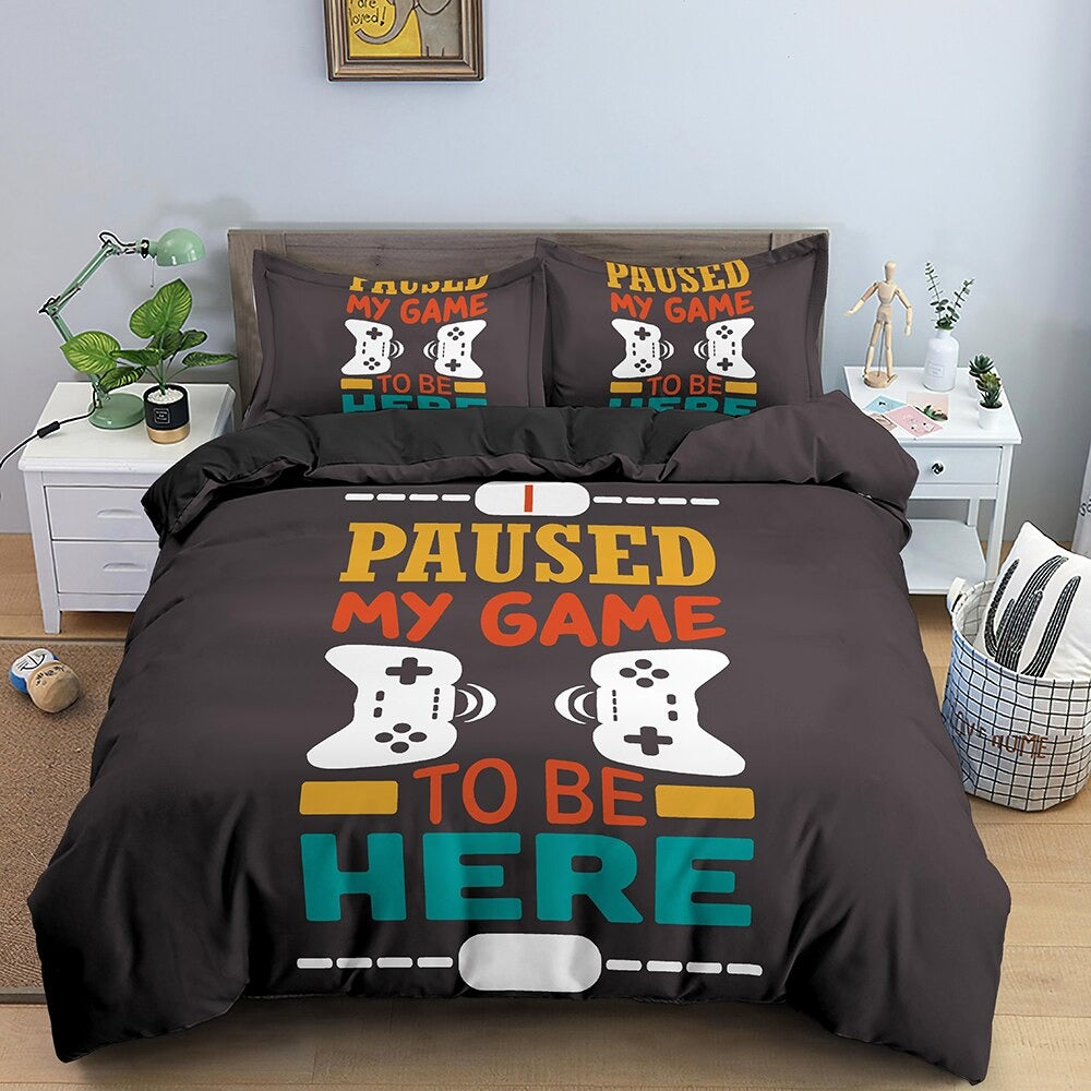 Gamer Duvet Cover Gioco In Pausa