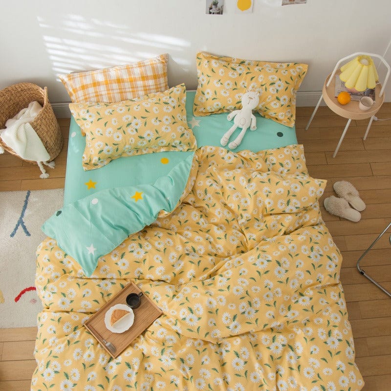 Copripiumino Fiorellini Gialli