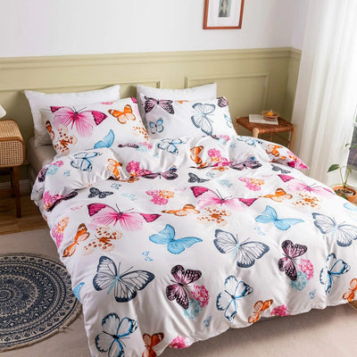 Copripiumino Farfalle Multicolore