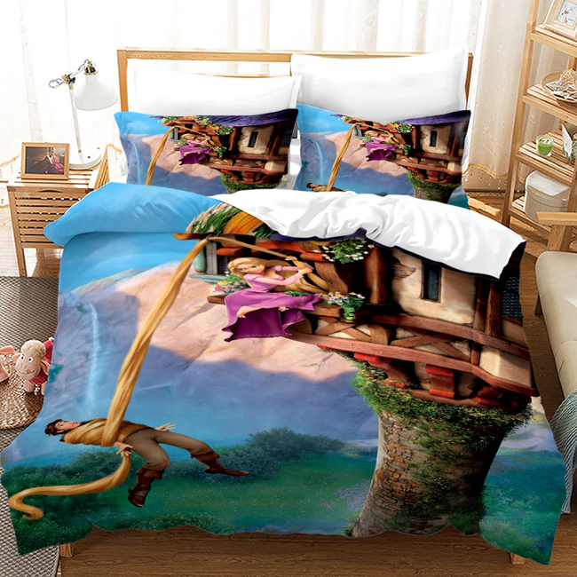 Copripiumino Rapunzel E Flynn Tower
