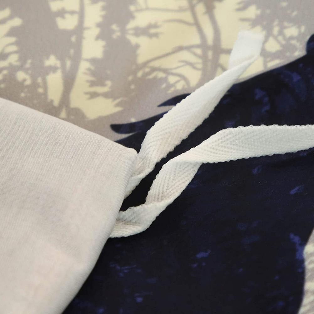 Copripiumino Stile Chalet Blu E Rosso