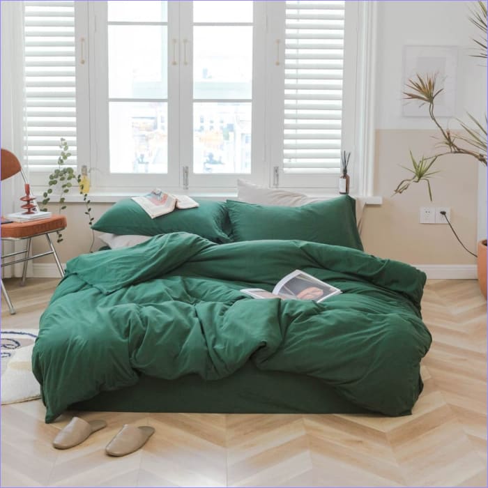 Copripiumino Verde Giada