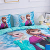 Set Biancheria Da Letto Con Disegno Di Anna Ed Elsa