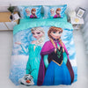 Set Biancheria Da Letto Con Disegno Di Anna Ed Elsa