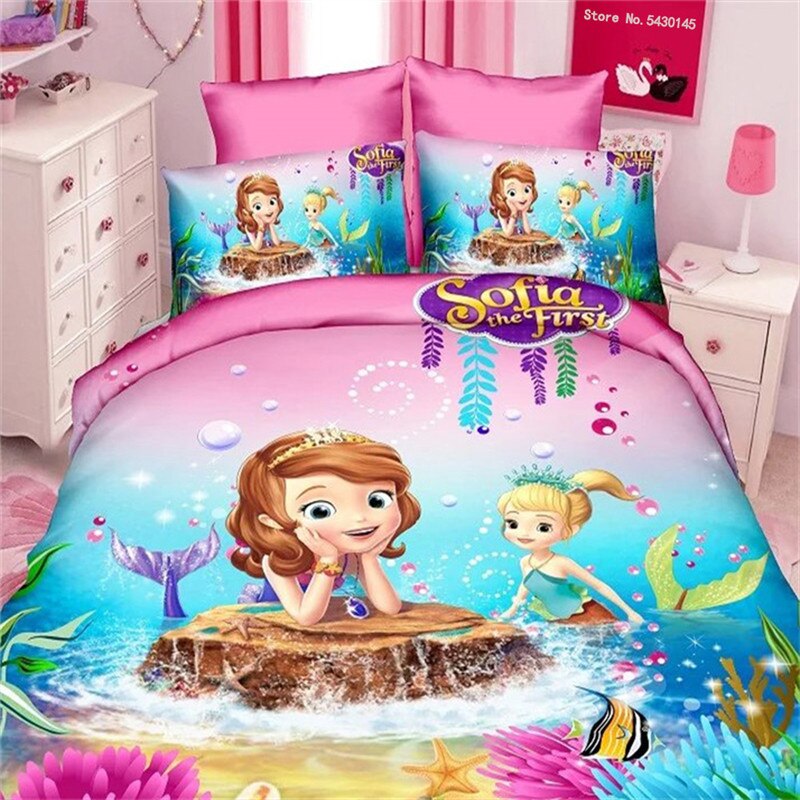 Set Biancheria Da Letto Principessa Sofia Sirena