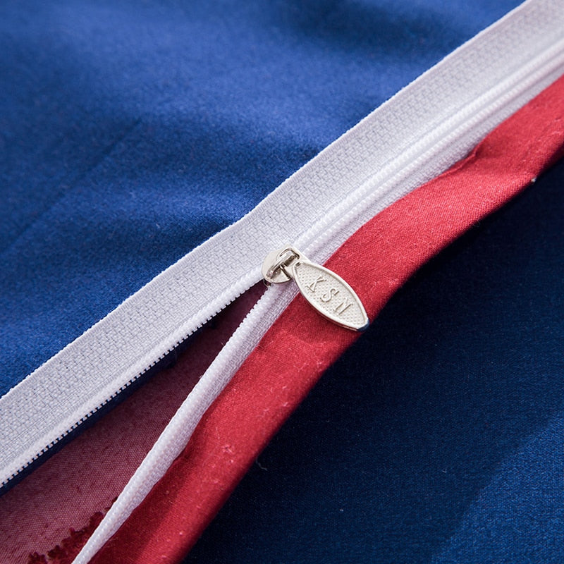 Set Biancheria Da Letto Rosso I Love London