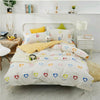Set Di Biancheria Da Letto Scandinavo A Cuore Multicolore