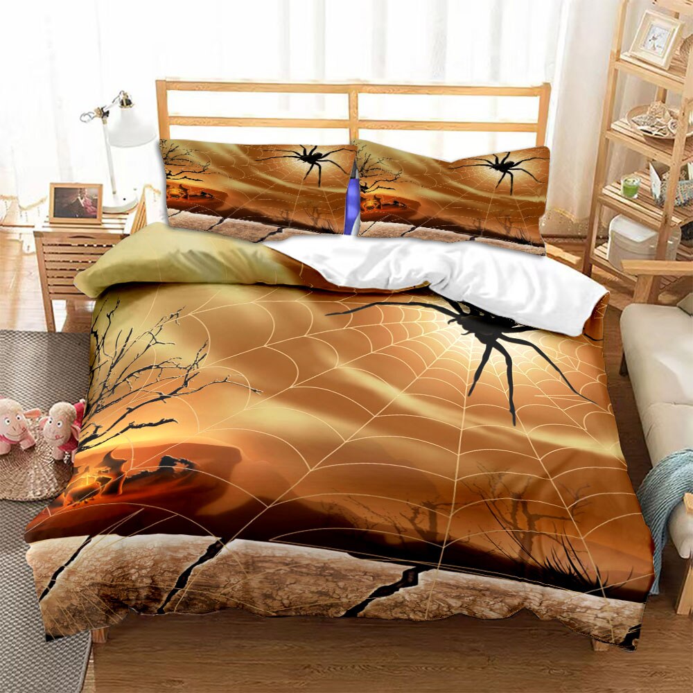 Copripiumino Ragno Sotto La Luna Piena