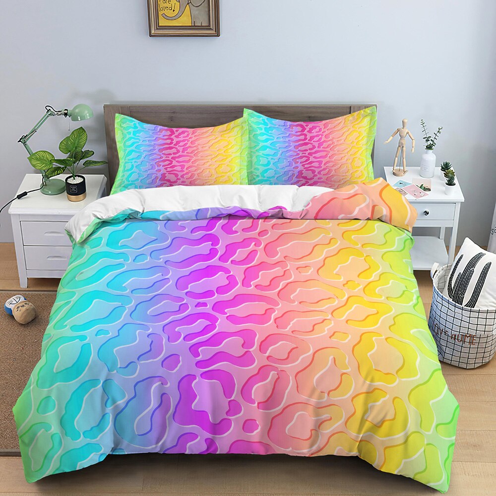 Copripiumino Arcobaleno Neon