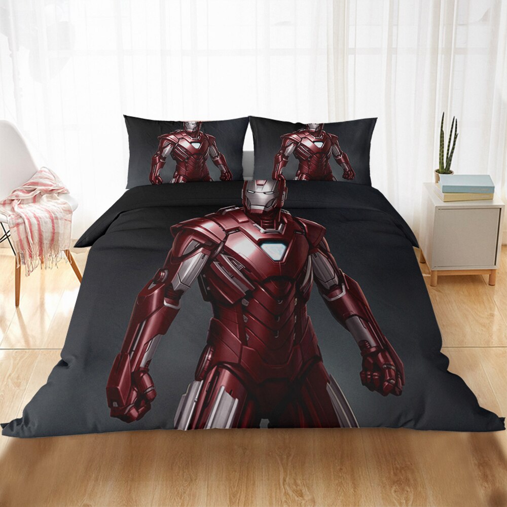 Copripiumino Avengers Red And Gold Armor Iron Man