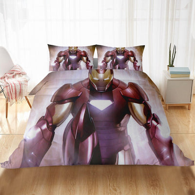 Copripiumino Avengers Iron Man Bianco