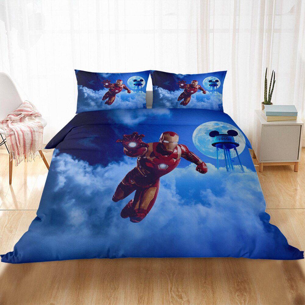 Copripiumino Avengers Iron Man Nel Cielo