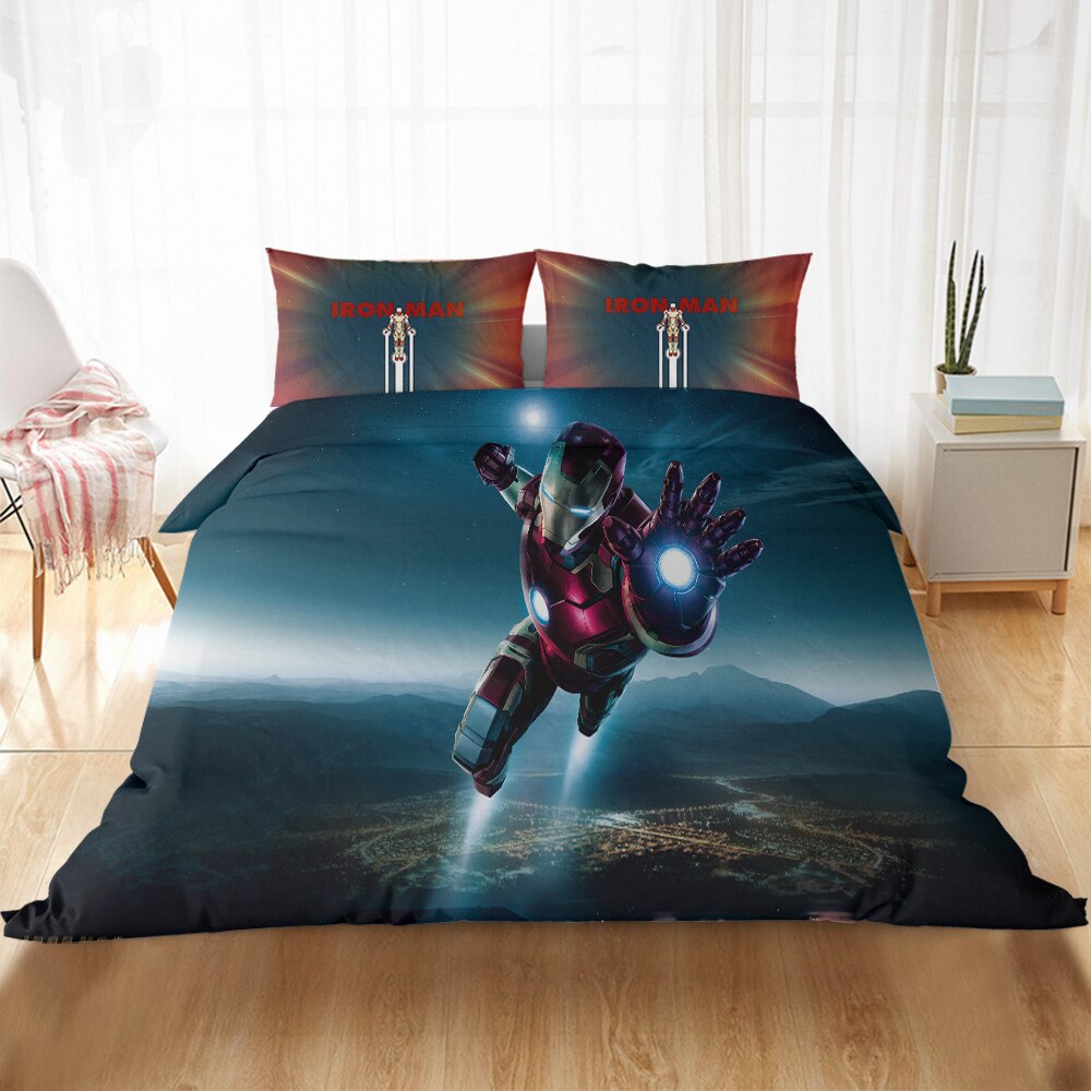 Copripiumino Avengers Iron Man In Pieno Volo