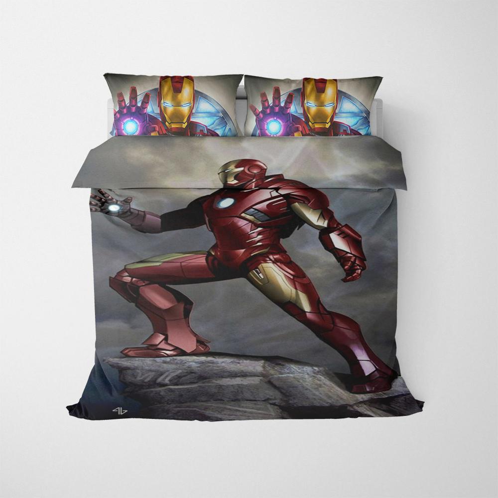 Copripiumino Avengers Iron Man Su Una Roccia
