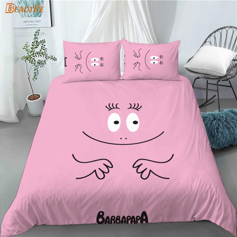 Copripiumino Barbapapà Rosa