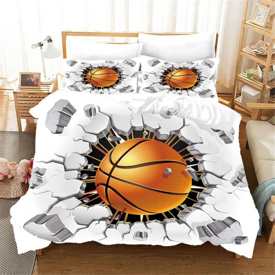 Copripiumino Bianco Da Basket