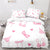 Copripiumino Bianco Lingerie Rosa