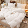 Copripiumino Bianco Peluche