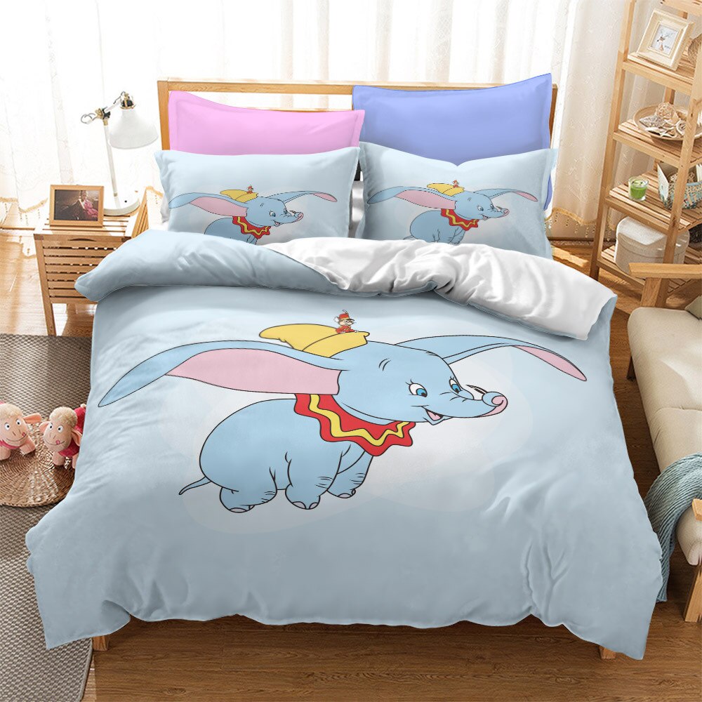 Copripiumino Blu Dumbo E Timothy