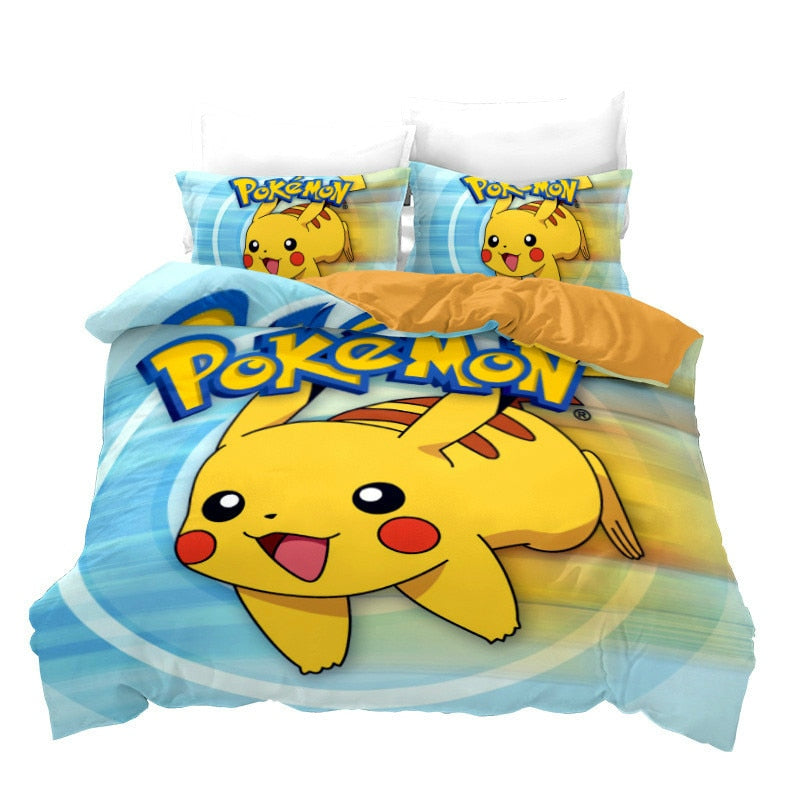 Completo lenzuola Pokemon per letto Singolo J920