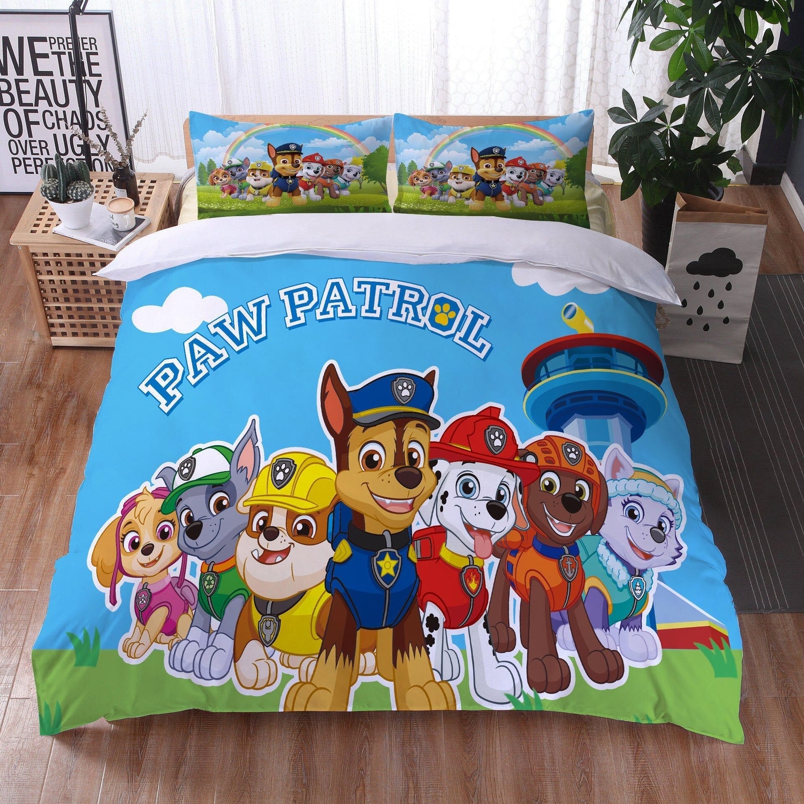 Copripiumino Blu Paw Patrol Dogs