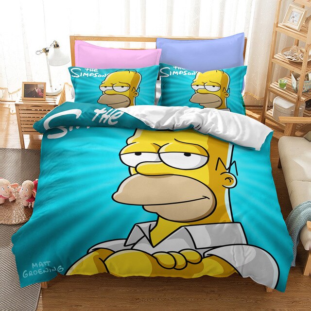Copripiumino Blu The Simpsons Homer