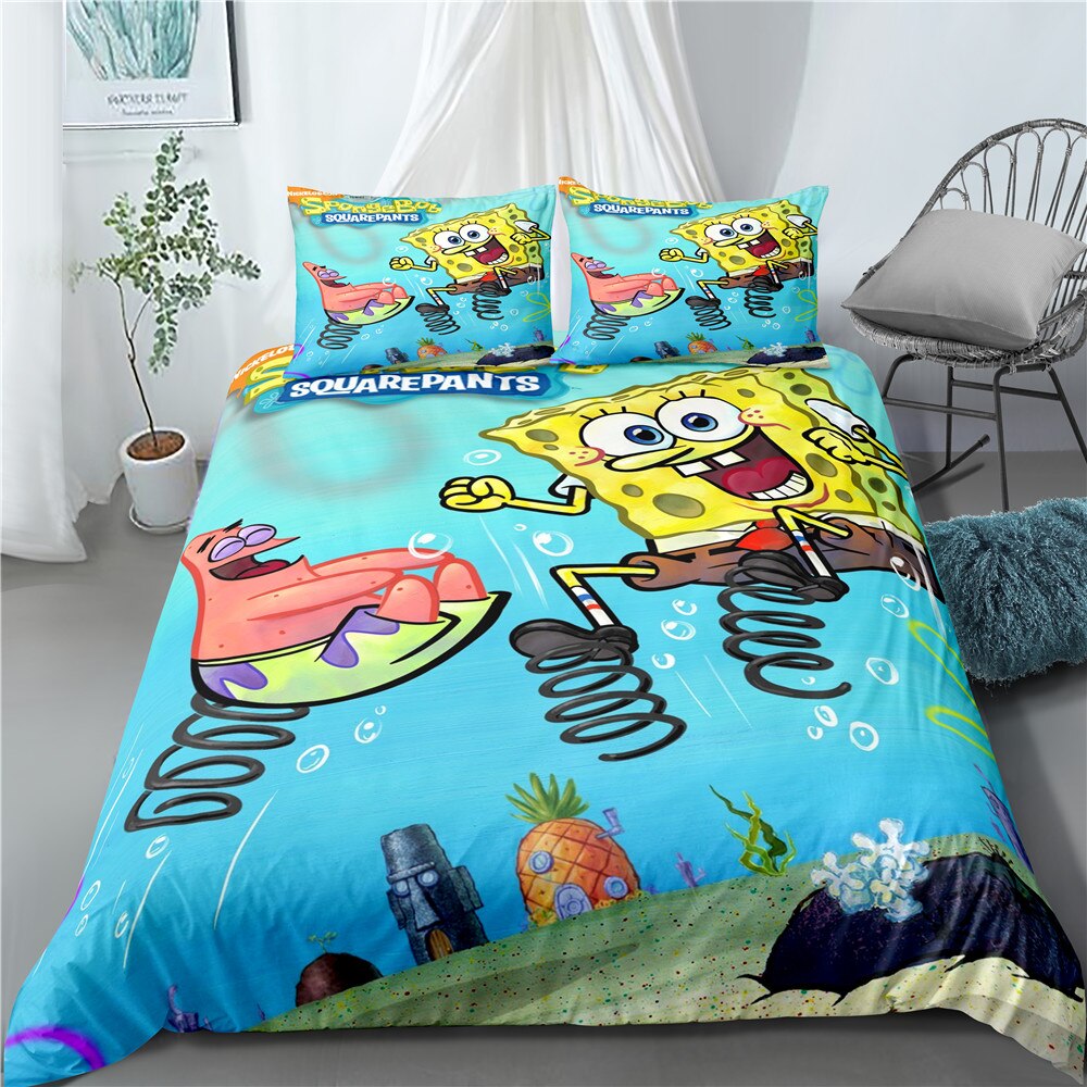 Copripiumino Spongebob E Patrick Jump