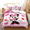 Copripiumino Minnie Mouse Con Cuori Rosa