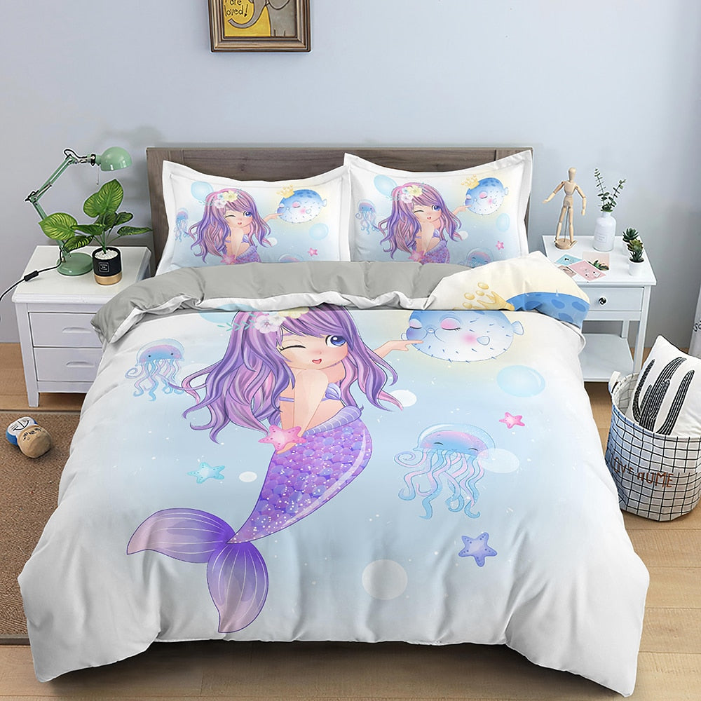 Copripiumino Sirena Viola