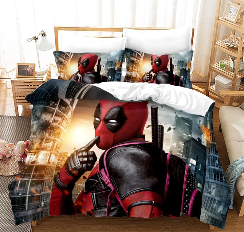 Copripiumino Deadpool Satchel Rosa