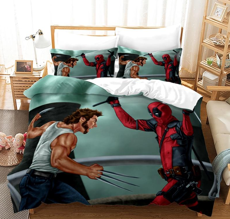 Copripiumino Deadpool Vs Wolverine