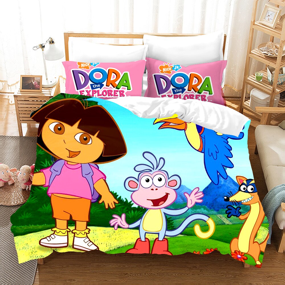 Copripiumino Dora L'esploratrice Babouche E Swiper