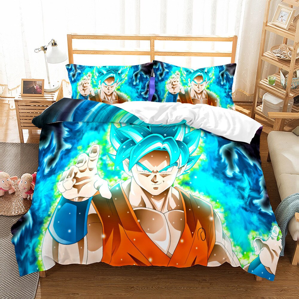 Copripiumino Dragon Ball Blue Flames Vegeto