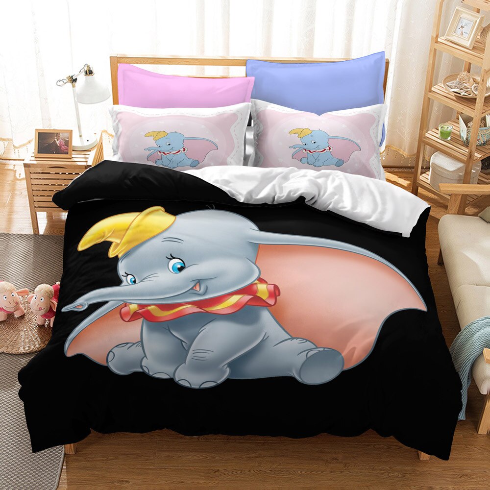 Copripiumino Dumbo Nero