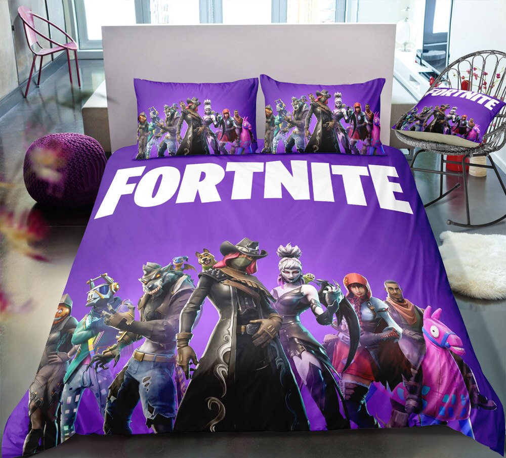 Copripiumino Fortnite Viola