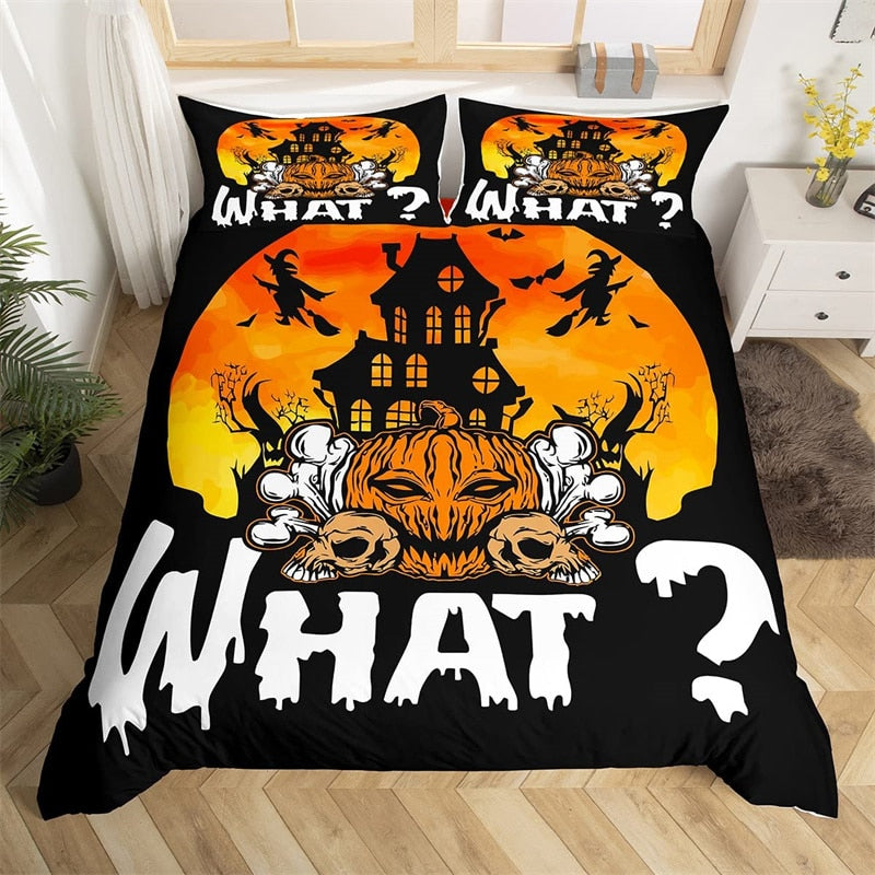 Copripiumino Halloween Nero