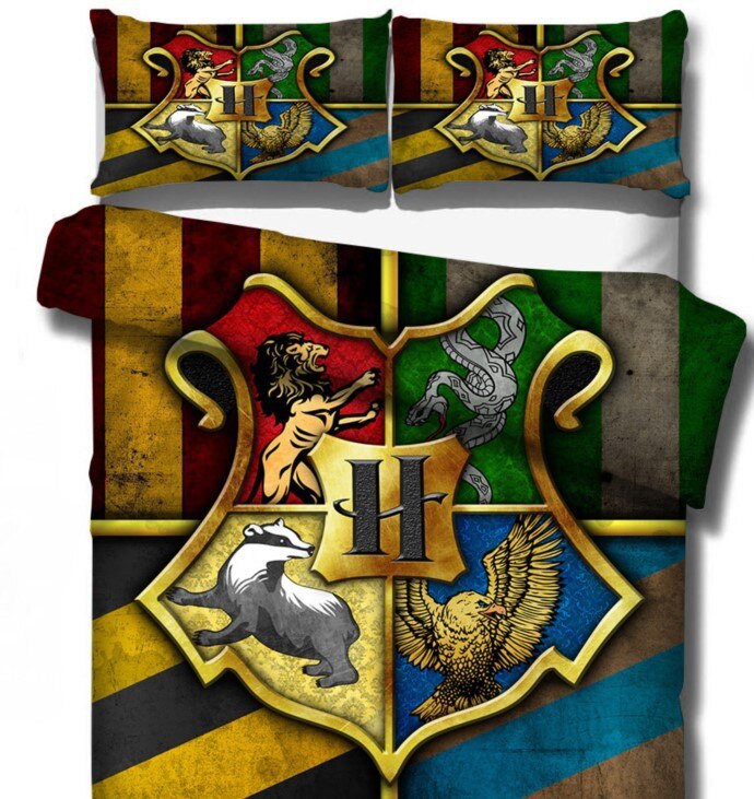 Harry Potter Copripiumino House Crests