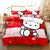 Copripiumino Hello Kitty Rosa E Rosso