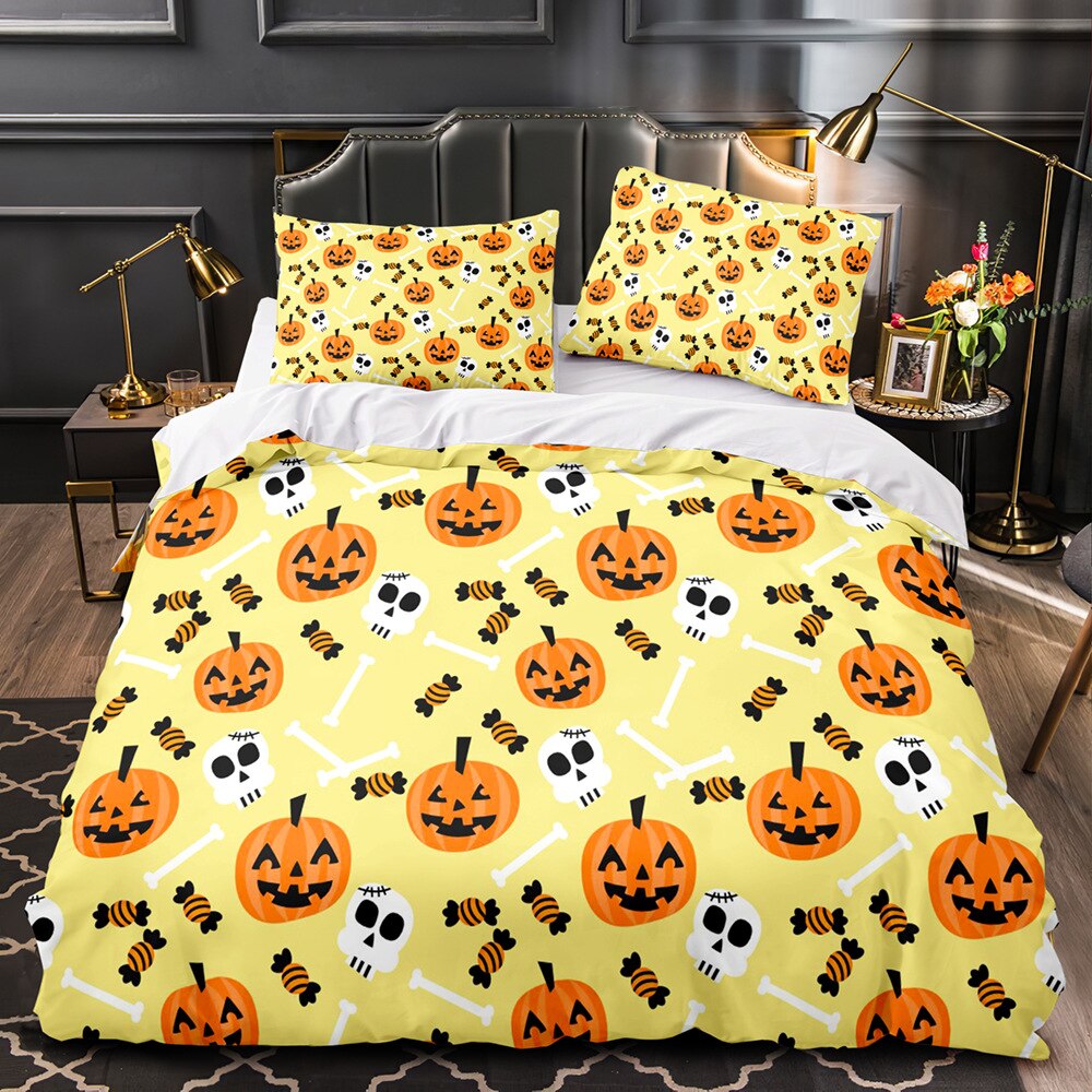 Copripiumino Giallo Di Halloween