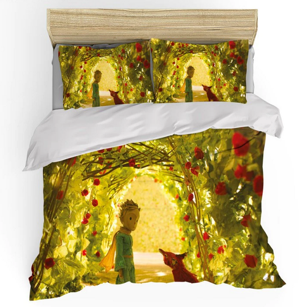 Copripiumino Il Piccolo Principe E La Volpe Nel Roseto