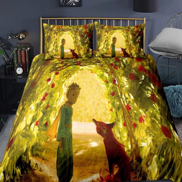 Copripiumino Il Piccolo Principe E La Volpe Nel Roseto